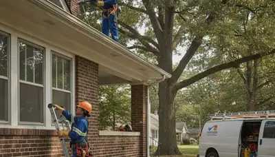 Plumber repairing pipe leak in Troy, MI for residential plumbing service