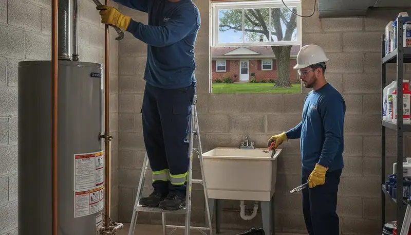 Plumbing repair technician serving Troy, MI for residential and commercial plumbing issues