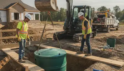 Septic tank installation for Troy, MI homes by On Call Plumbers