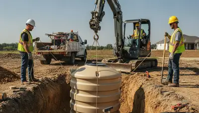 Septic tank installation for Troy, MI homes by On Call Plumbers