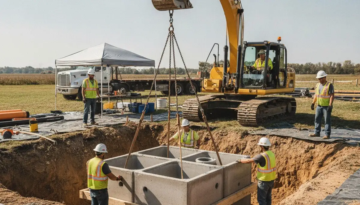 Septic tank installation for Troy, MI homes by On Call Plumbers